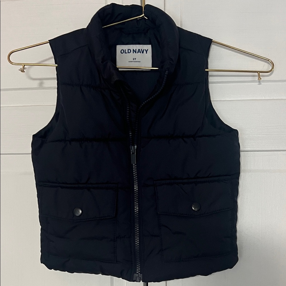 2T Navy Puff Vest
